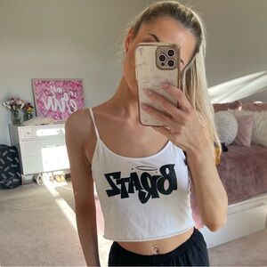 Bratz White Crop Tank